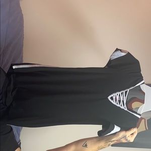 Dress back never warn